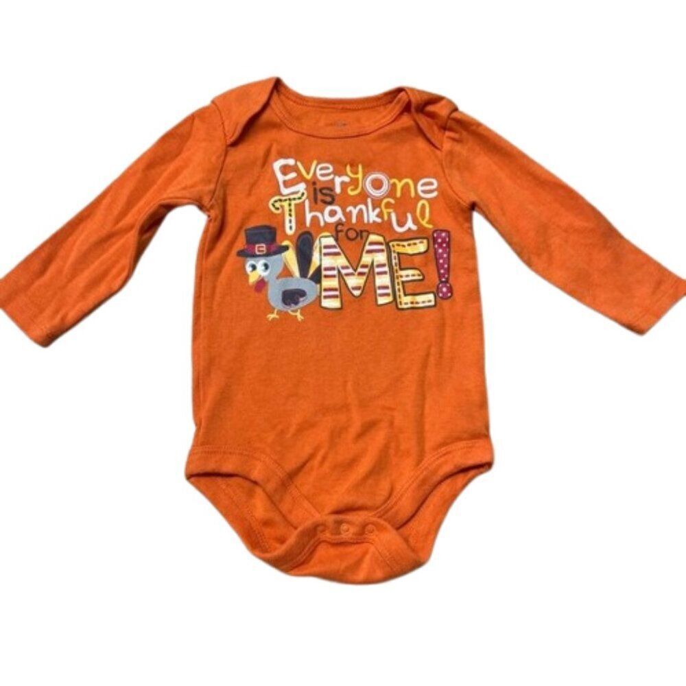 Thanksgiving Baby long sleeve One Piece 12 months